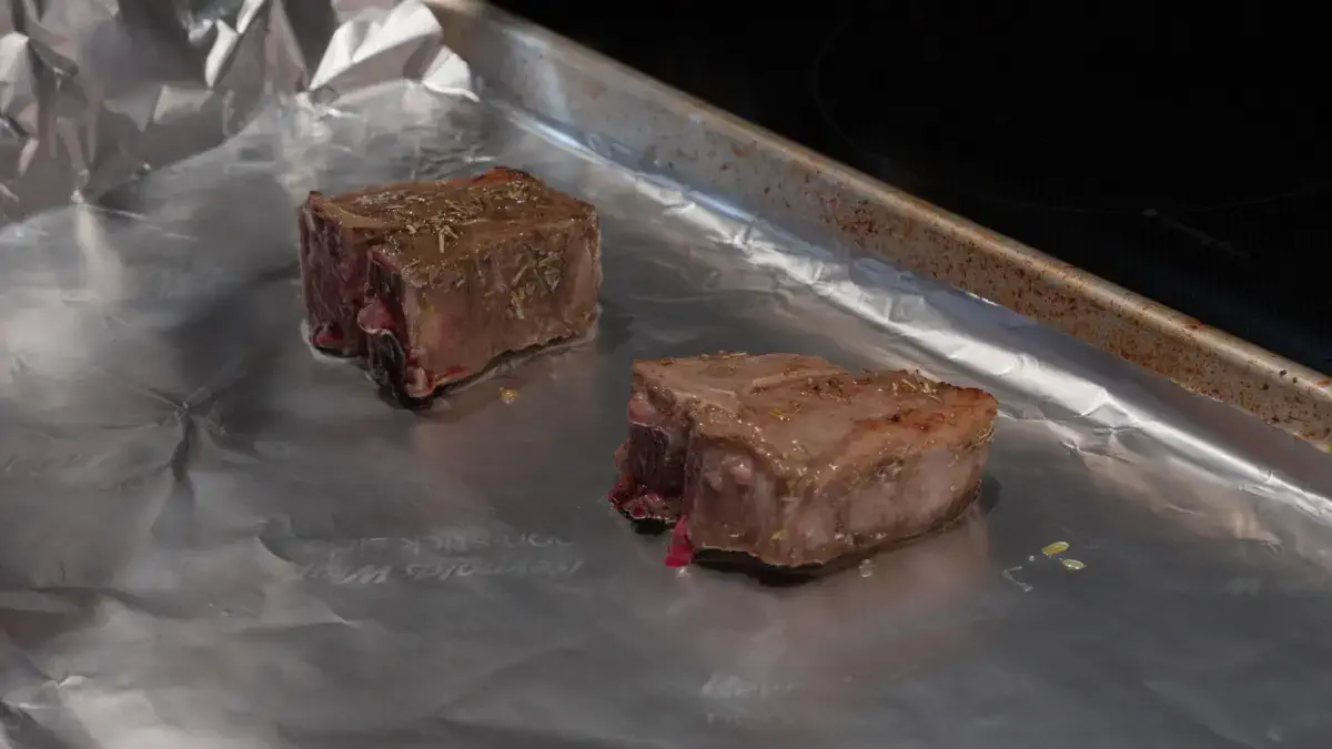Lamb chops on a Sheet Pan